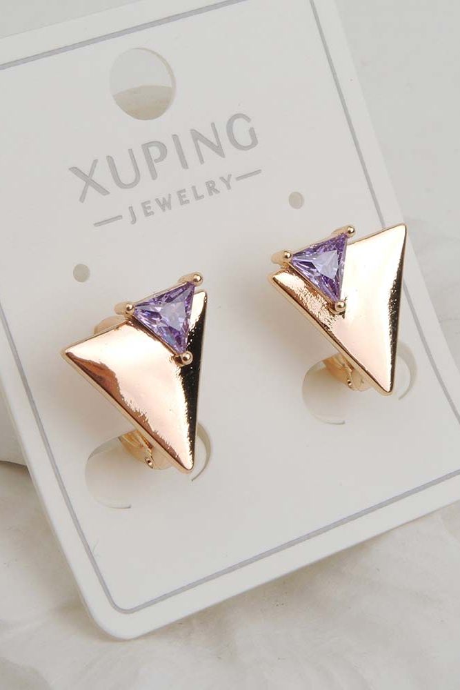 Серьги с замком кольцо Rada