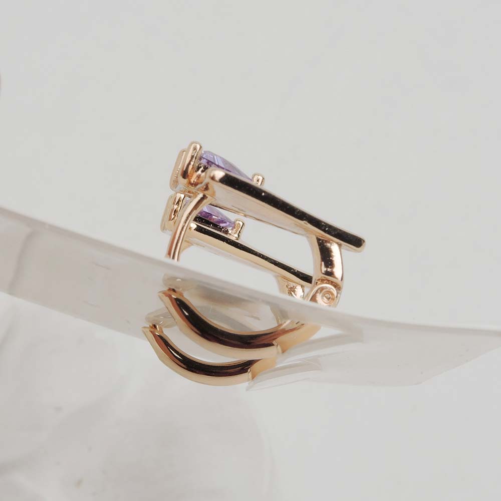 Серьги с замком кольцо Rada(фото2)