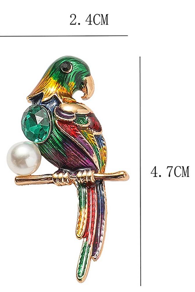 Брошь в виде попугая Rada(фото2)