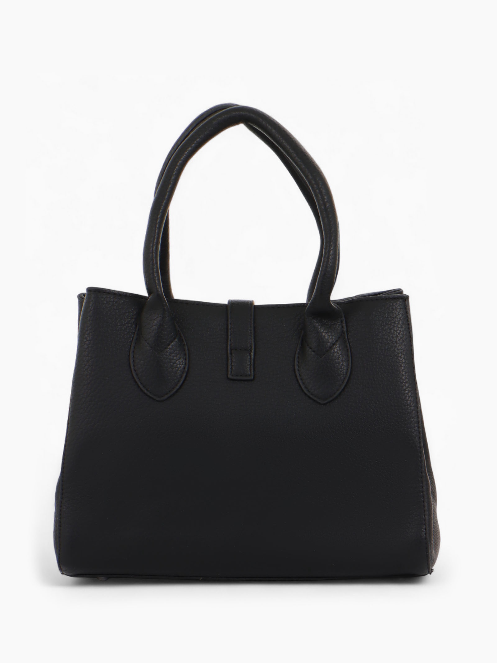 Сумка женская тоут чёрная на молнии Textura(фото7)