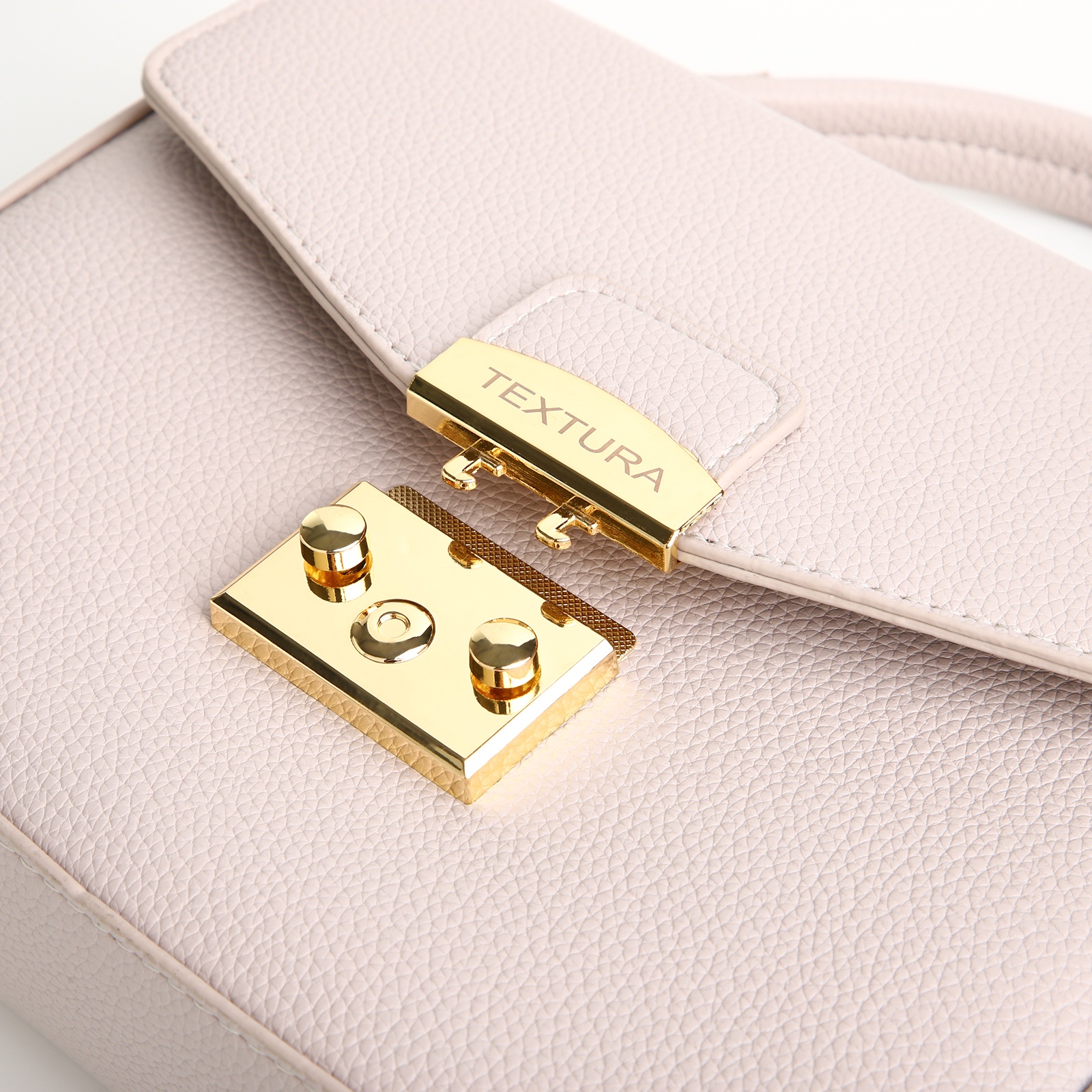 Сумка женская-мессенджер бежевого цвета Textura(фото7)