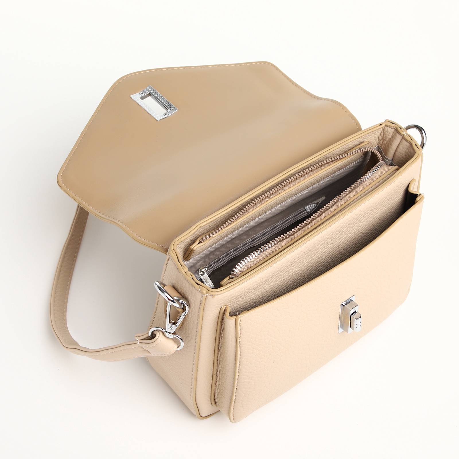 Сумка женская-мессенджер на клапане Textura(фото5)