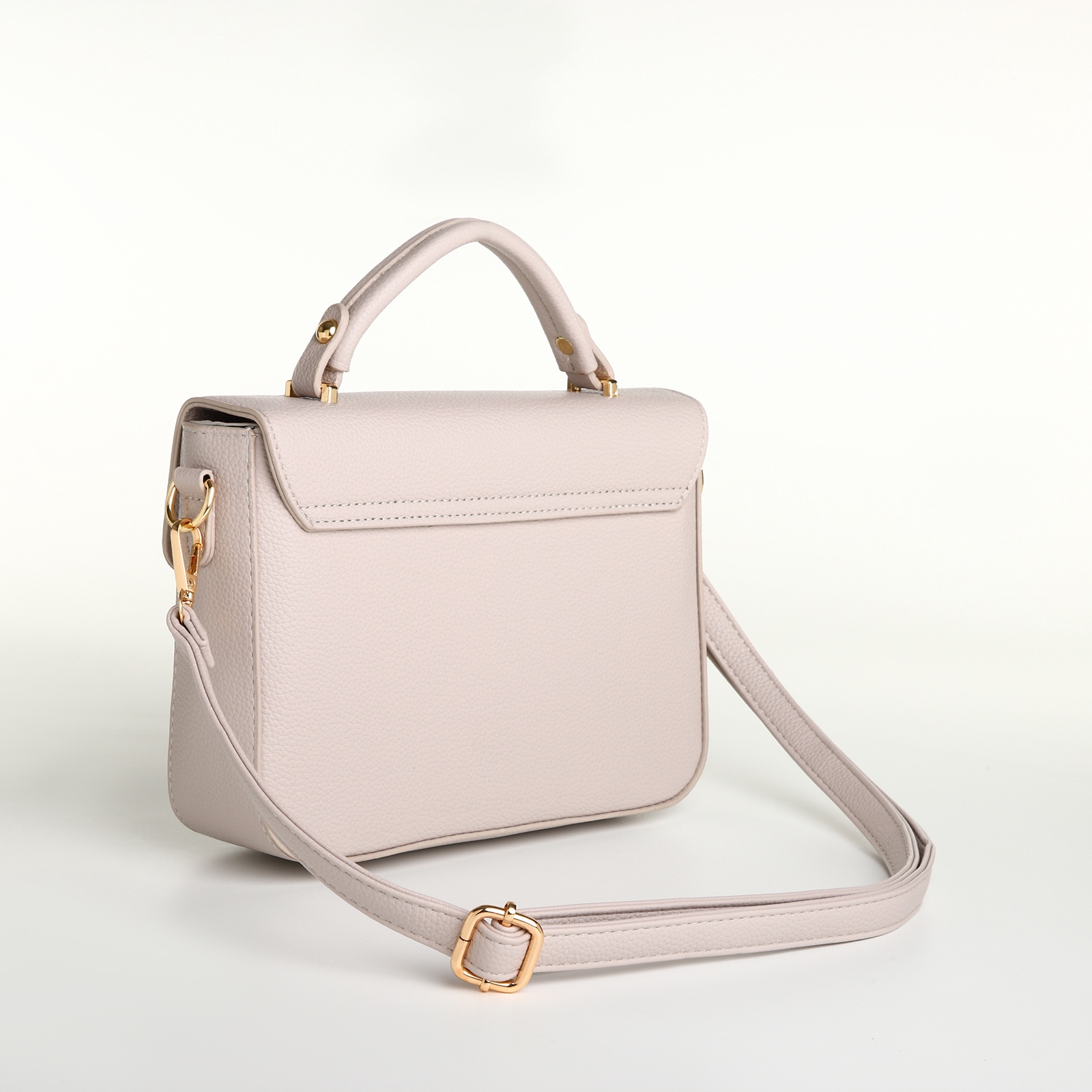 Сумка женская-мессенджер бежевого цвета Textura(фото8)