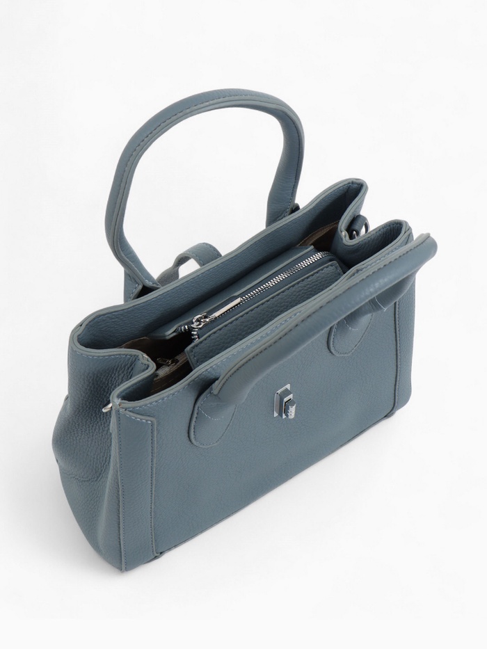 Сумка женская тоут синяя на молнии Textura(фото6)