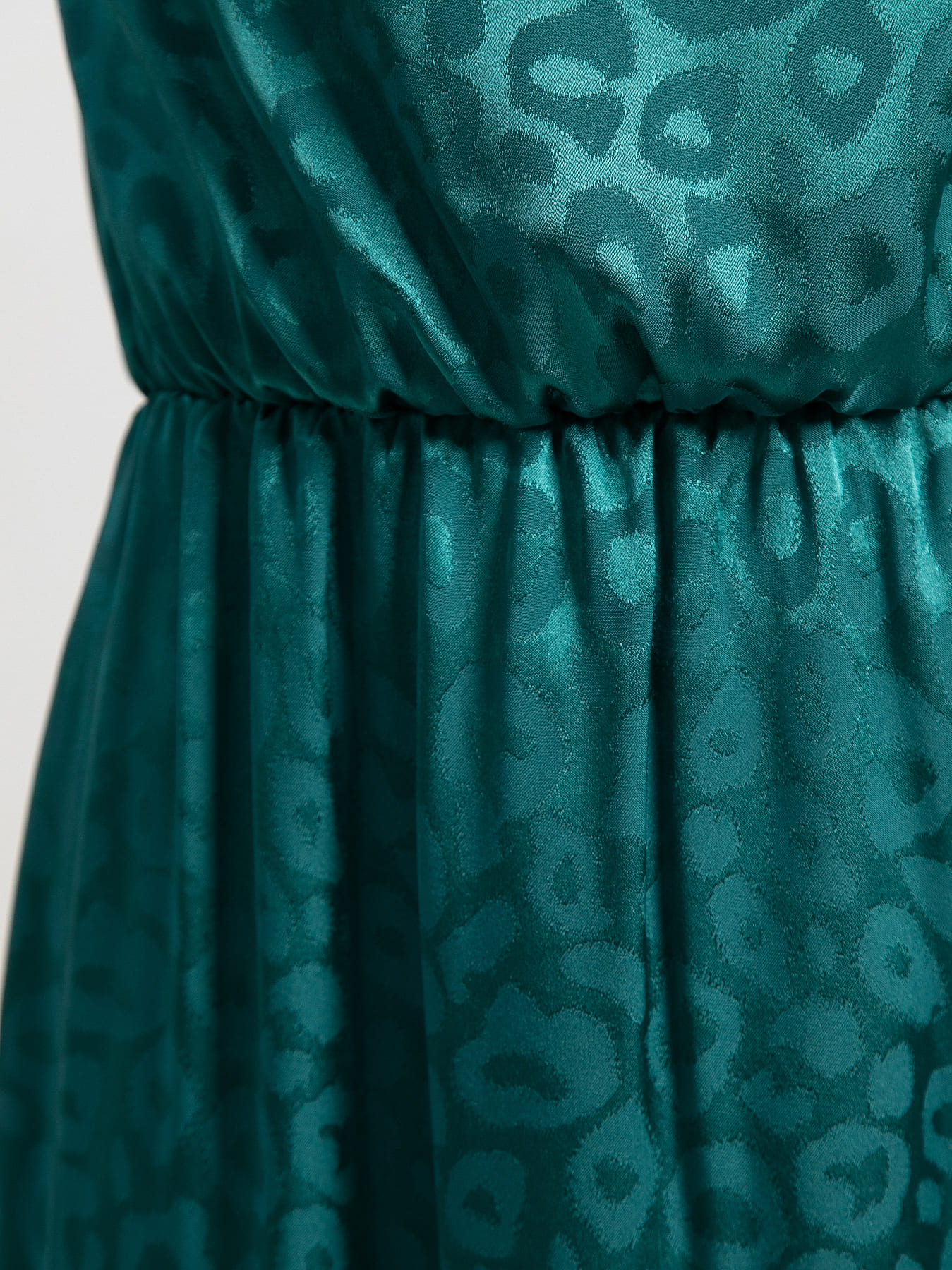 Платье шёлковое длинное изумрудного цвета LT collection(фото4)