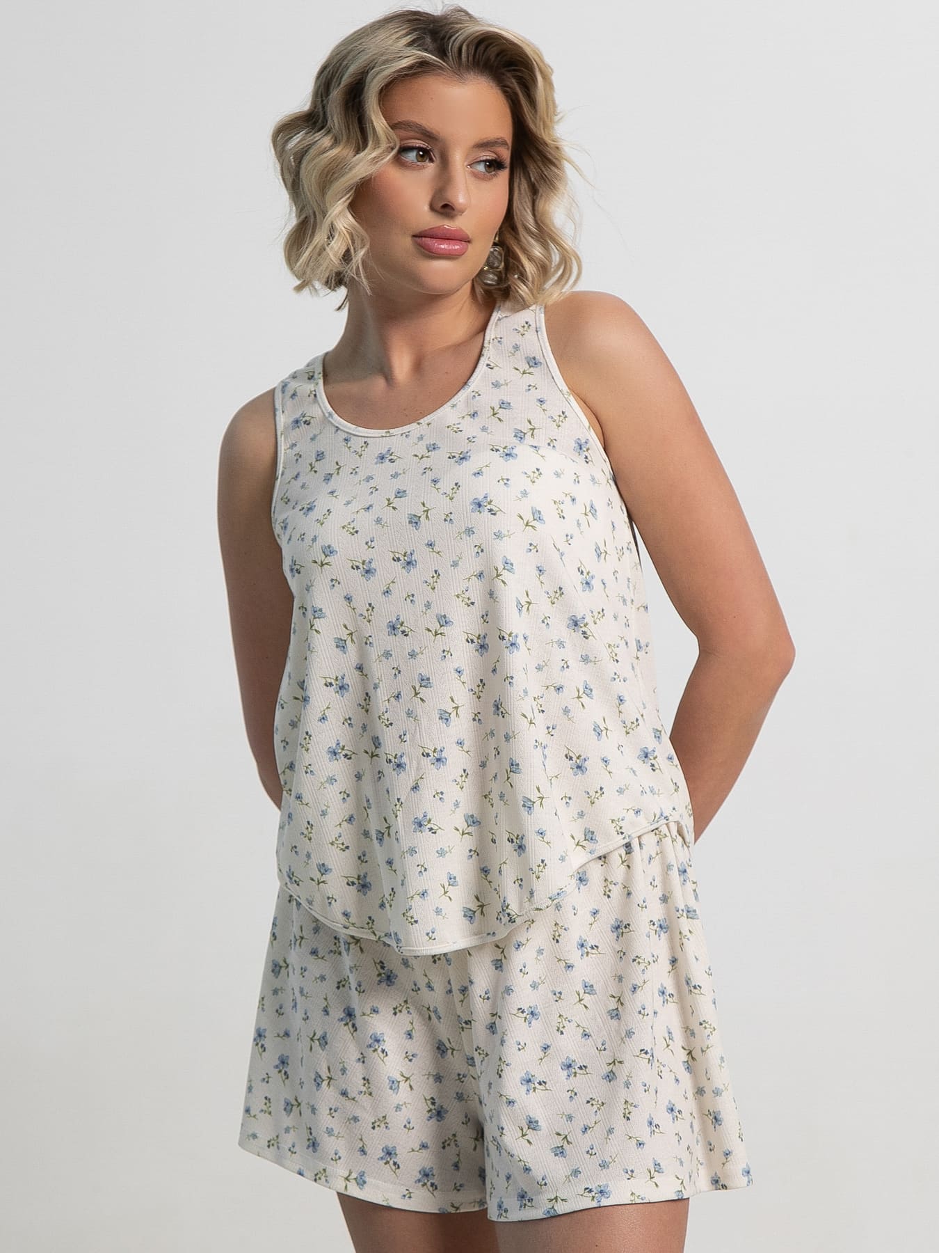 Пижама трикотажная с шортами LT collection(фото6)