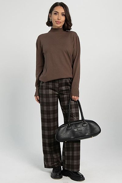 Брюки трикотажные в клетку LT collection
