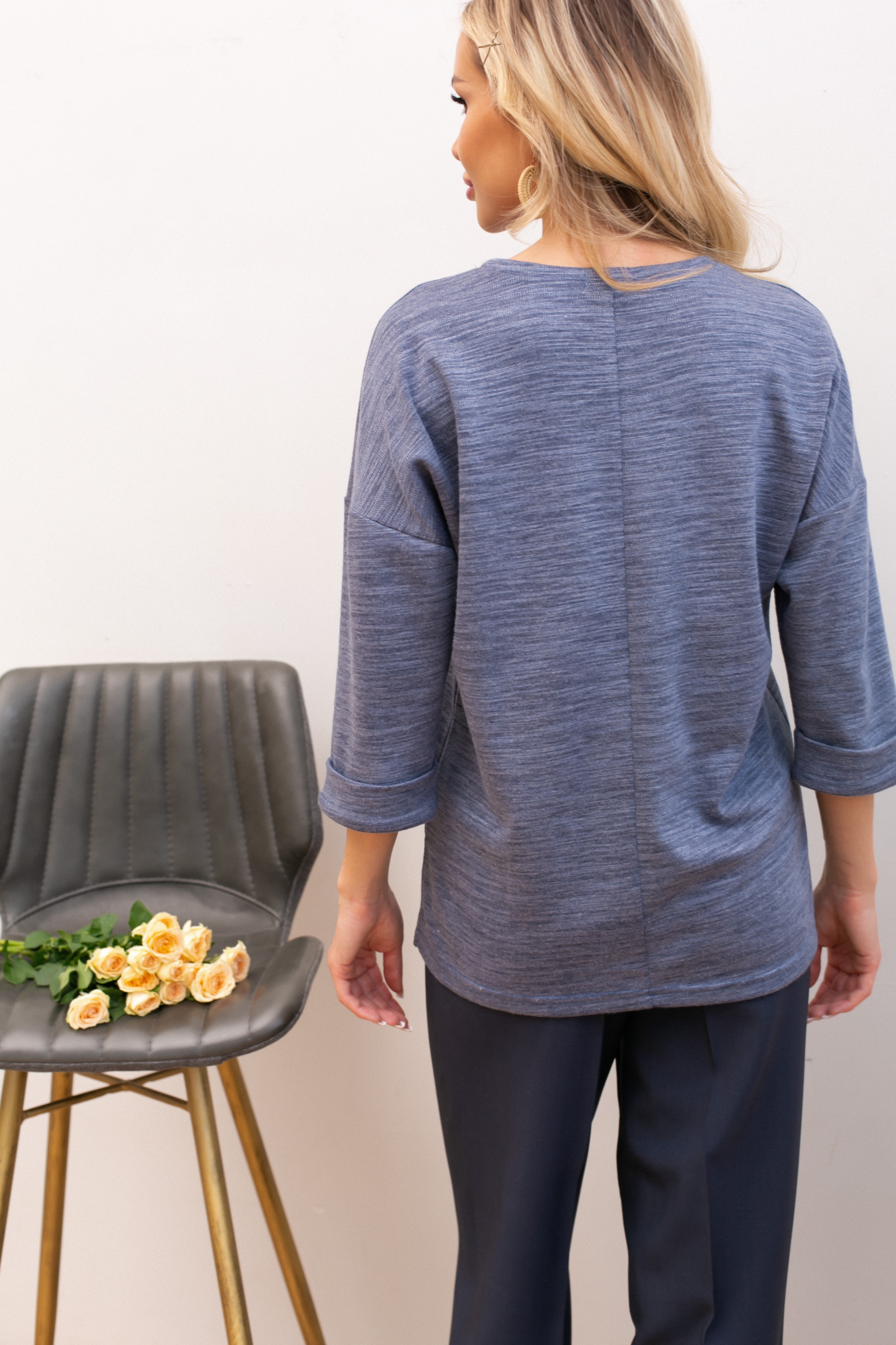 Женский джемпер прямого силуэта Галина №1 Valentina(фото3)