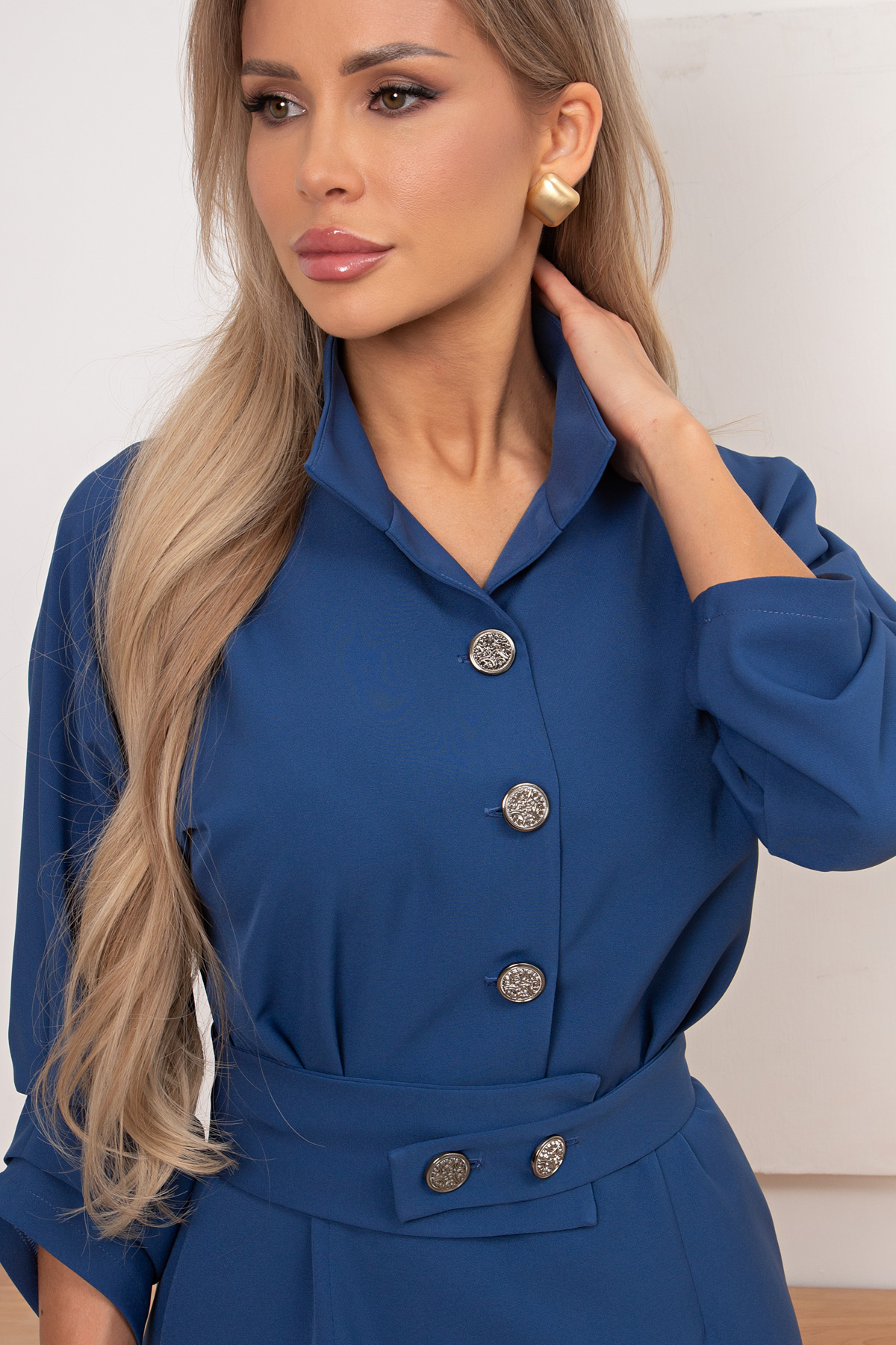 Платье миди в деловом стиле Новелла №2 Valentina(фото4)