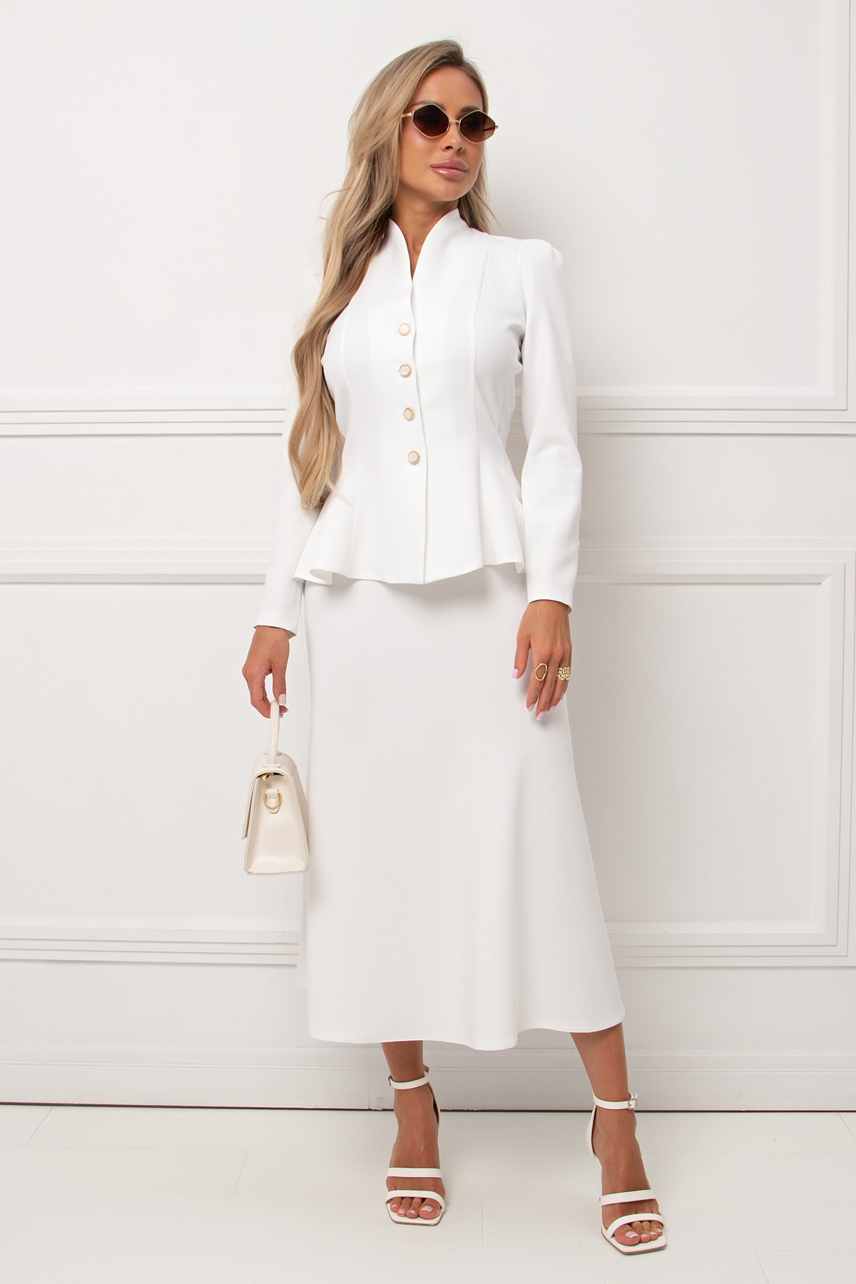 Юбка длинная расклёшенная Анжелика 80 см №11 Valentina(фото4)