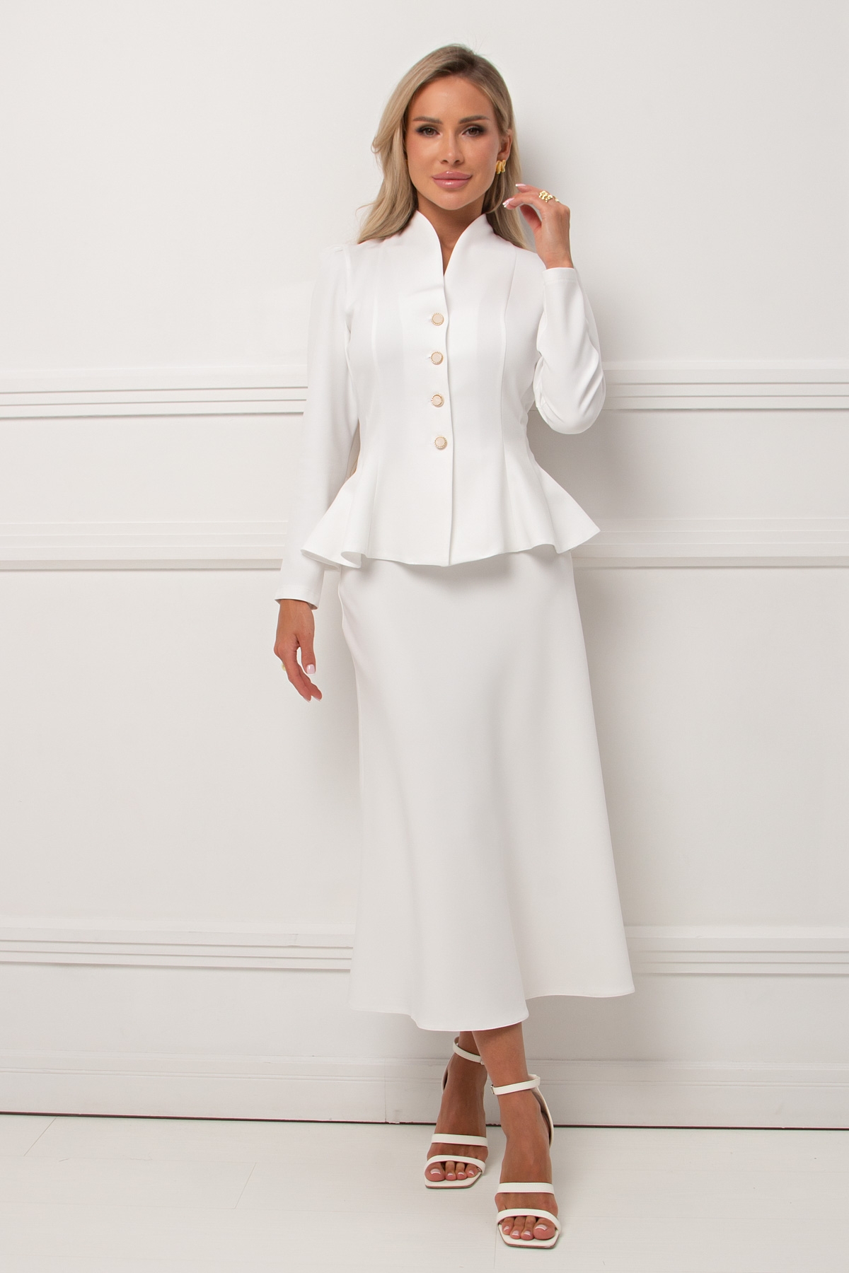 Юбка длинная расклёшенная Анжелика 80 см №11 Valentina(фото2)