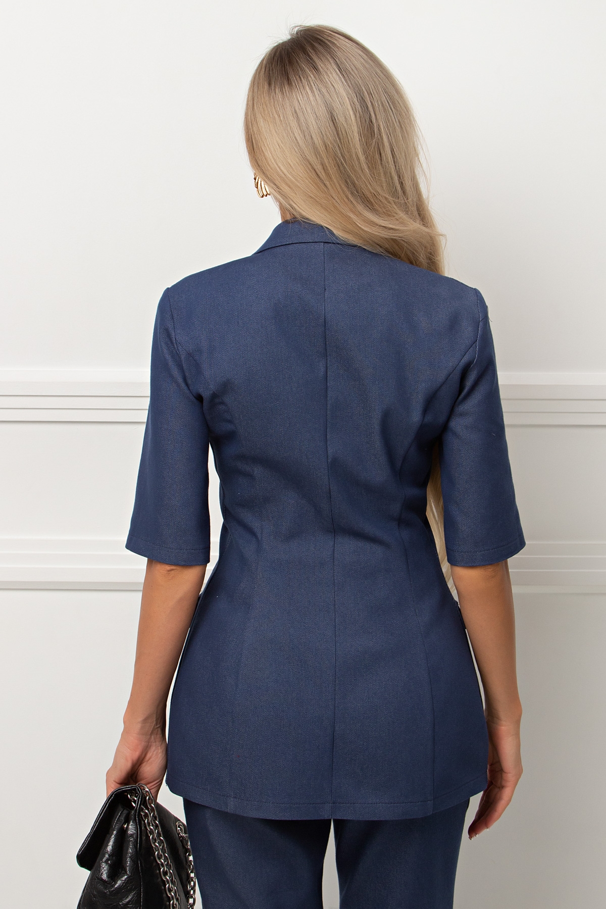 Жакет синий джинсовый Шарлотта №1 Valentina(фото6)