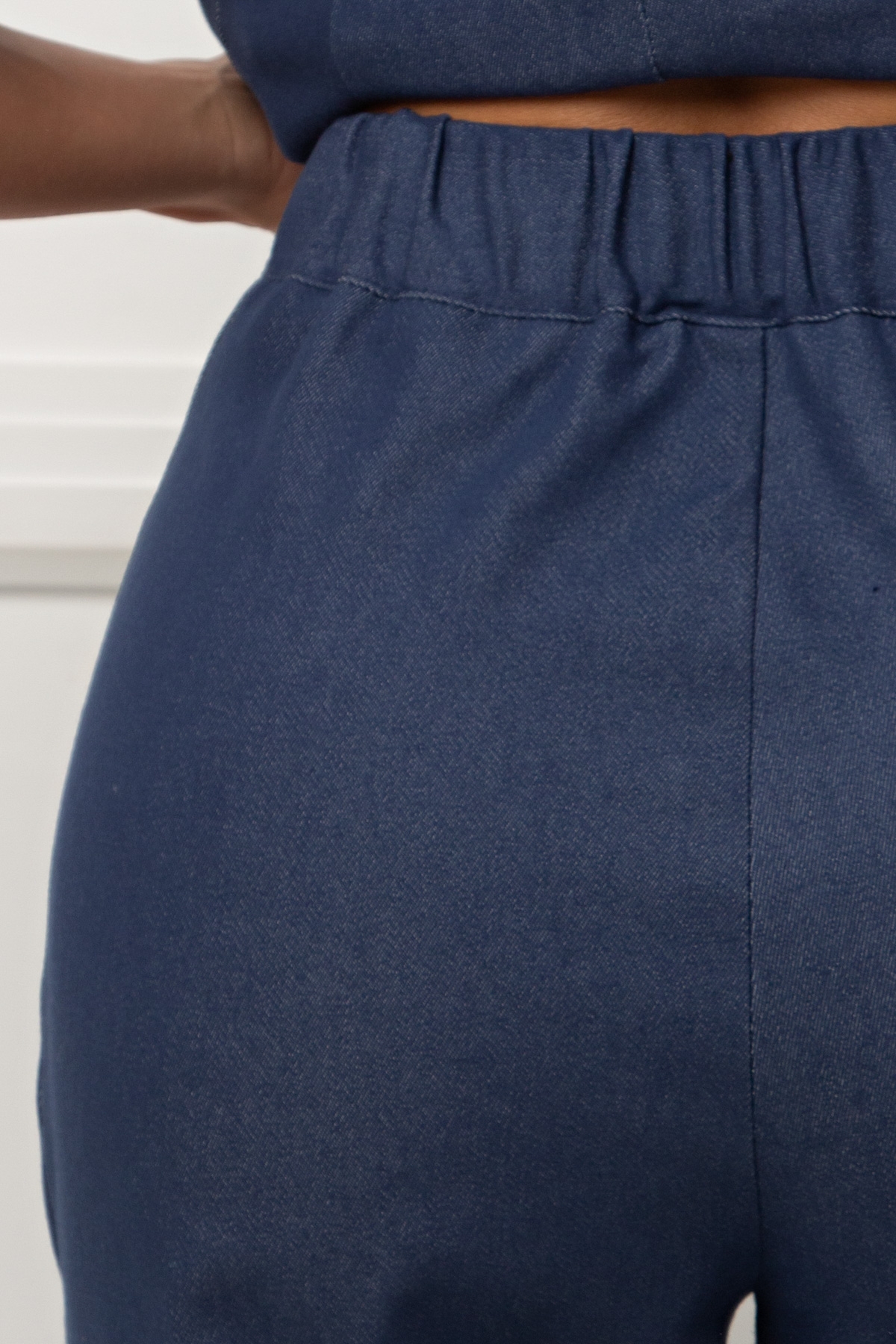 Брюки синие из джинсы Юлия №3 Valentina(фото6)