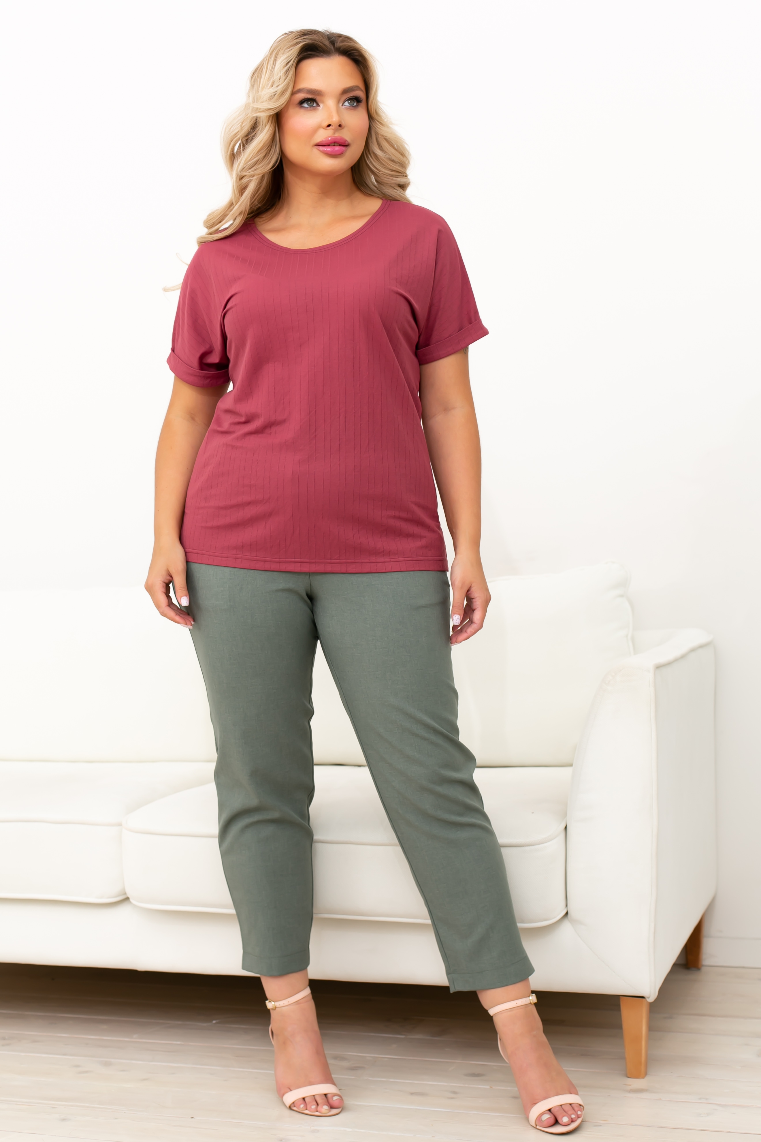 Лаконичная женская блузка Селеста №14 Valentina(фото2)